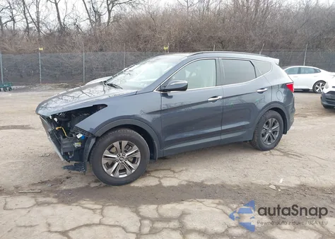 2014 Hyundai Santa Fe Sport 2.4L from USA, damaged, VIN 5XYZU3LBXEG140858